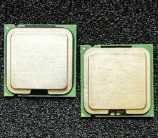 2PCS Intel LAG775 ES wordless CPU. High collectible value