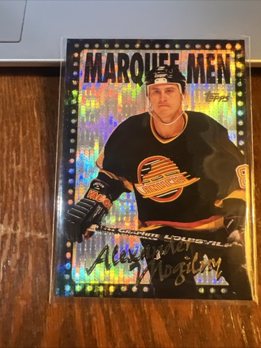 Alexander Mogilny 1995-96 Topps Marquee Men Power Booster #376 Canucks NM-MT - Picture 3 of 6