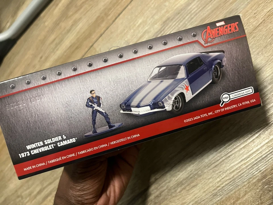 1973 Chevrolet Camaro Dark Blue Metallic with Gray Stripes and Winter Soldier by - Image 3 of 4