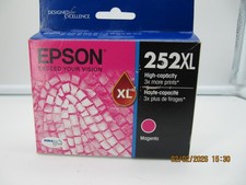 Epson 252XL High Capacity Magenta Ink Cartridge Best Before 01/2022 New Sealed