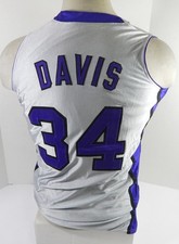 Texas Christian University Horned Frogs Davis #34 Game Used Silver Jersey L 4