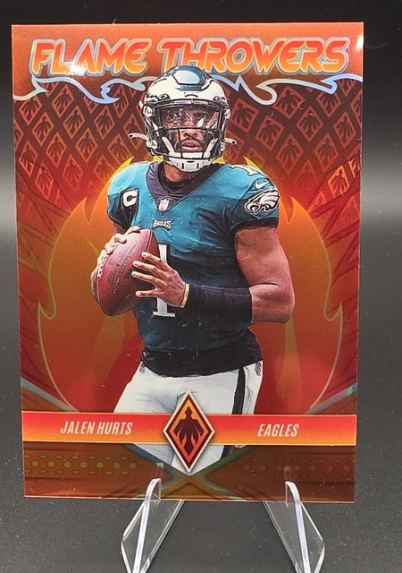 2022 Panini Phoenix - Flame Throwers Jalen Hurts #FT-18 Orange /99