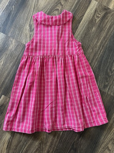 Vintage Healthtex Plaid Cherry Fruit Dress Pink Size 6 - Picture 6 of 7
