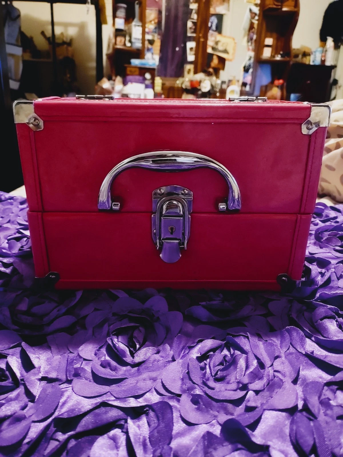 Jewelry, Cosmetic, Ink, Perfume Storage Case On The Go. Used Always B Ready