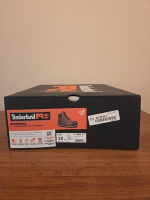 BRAND NEW Timberland PRO BOONDOCK 6'' Composite Toe Waterproof Boot Mens size 12W