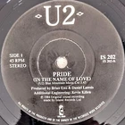 U2 Pride 7" Vinyl Record UK, 1984, A1 First Pressing, Very Rare, Ex, Must Have.