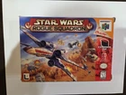 STAR WARS ROGUE SQUADRON N64 NINTENDO 64 COMPLETE CIB TESTED