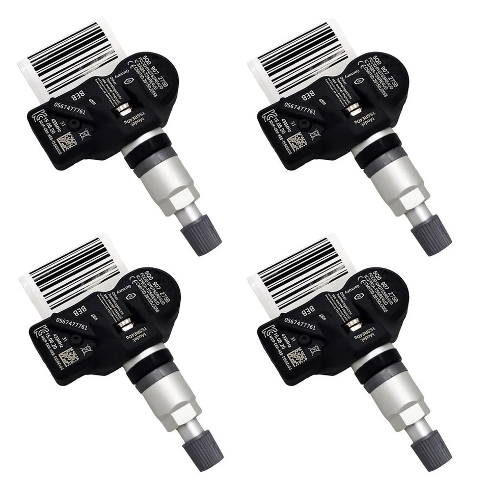 4x For VW Audi Skoda Tire Pressure Sensors TPMS Sensors TPMS TPMS 5Q0907275B Set - Image 4 of 4