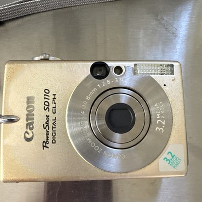 Canon PowerShot SD110 Camera, Parts Only, Untested- Rose Gold
