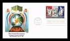 DR JIM STAMPS US COVER FRENCH REVOLUTION AIR MAIL FIRST DAY ISSUE FLEETWOOD