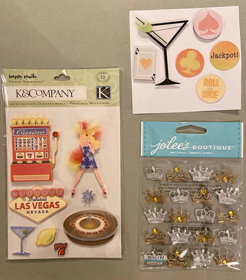 Lot of Elvis Presley Vegas King Stickers! Jolee’s Boutique, K & Company - Image 3 of 3