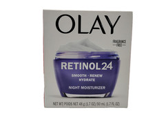 Olay Retinol 24 Night Moisturizer Fragrance-Free Hydrating Cream 48g