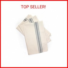 Aunt Martha's Gray Striped Dish Towels, 3 towels  4.10 each 