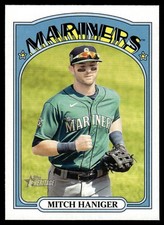 2021 TOPPS HERITAGE BASEBALL CARD MITCH HANIGER #684 SEATTLE MARINERS 6527