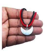 Pendentif œil demi-lune en argent sterling 925 fait main - breloque richesse ...