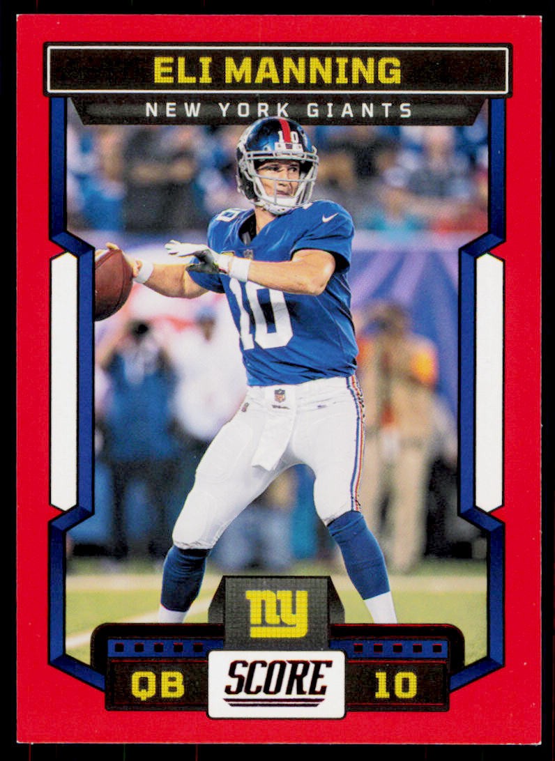 2023 Score Eli Manning 241 Red New York Giants