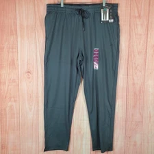 RBX Active X Dri Performance Pants Mens XL Charcoal Gray Stretch Tapered Leg