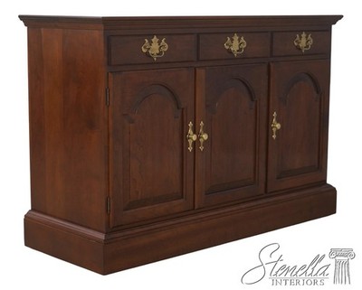 L72950: STICKLEY Solid Cherry Raised Panel Server Cabinet
