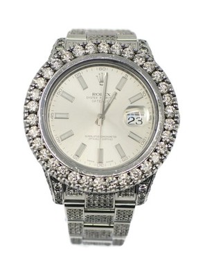Rolex Datejust II Diamond Stainless Steel Watch 116300