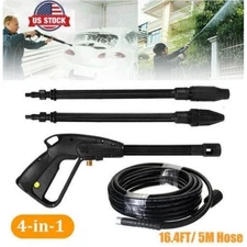 High Pressure Water Spray Gun Wand Nozzle Replacement Pressure Washer Gun+hose