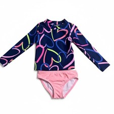 Carter  s Girls Rashguard Swimsuit Set 3T