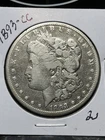 1893-CC MORGAN SILVER DOLLAR, F DETAILS