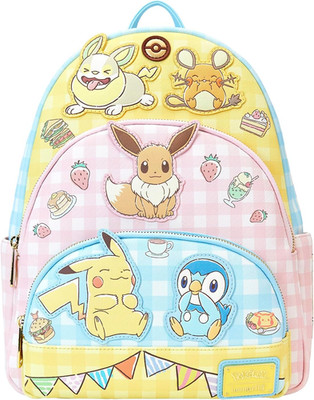 Pokémon Cafe Triple Pocket Backpack - Stylish and Practical for Everyone!