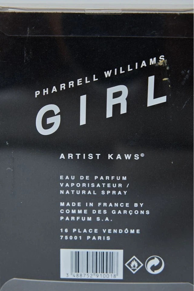 Pharrell Williams NIÑA EDICIÓN ESPECIAL Eau De Parfum 3.3 floz / 100 ml Vacas CDG Foto 4 de 4