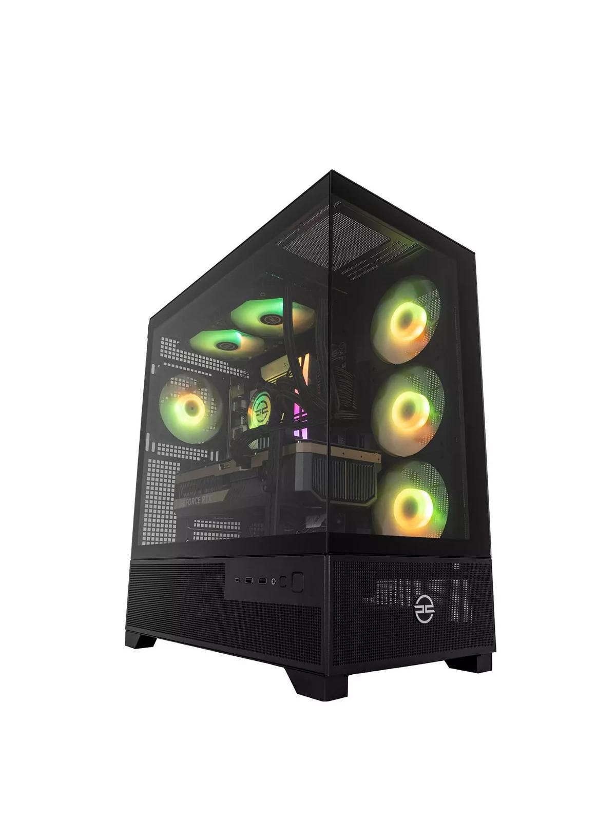 Fusion 65 Gaming Desktop - GeForce RTX 5080 AMD Ryzen 7 32GB RAM 2TB SSD BlACK