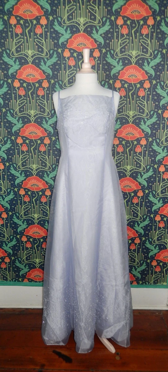 90s throwback jersey dress Vintage 90S Sage Green Prom Dress Blue Beaded Gown Party Dress US14 / Sage Green