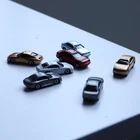 50 Pieces HO Scale Car Model 1:87 Building Train Landscape