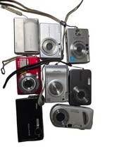 Digital Camera Lot Of 8 Cameras - Sony,Nikon , Pentax READ WORKS