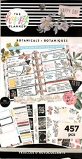 Happy Planner Value Pack BOTANICALS Sticker Book 457 Pieces 30 Sheets NEW