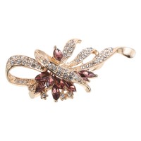 Blumenbroschen FüR Damen Strassbroschennadeln Hochzeitsschmuck Strassnadel Pin