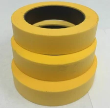 1-48 Rolls Yellow Automotive Masking Tape PREMIUM Body Shop 1x50yd Inch 1-1/2
