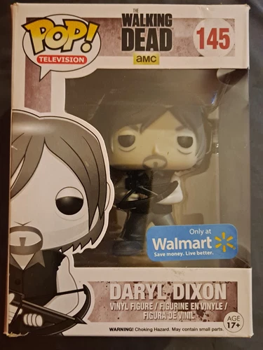 Funko Pop! Vinyl: The Walking Dead - Daryl Dixon - Black & White DAMAGED BOX