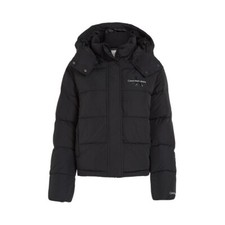 Calvin Klein Jeans Essential Padded Puffer Jacket Size 2x Small Black Rrp £180