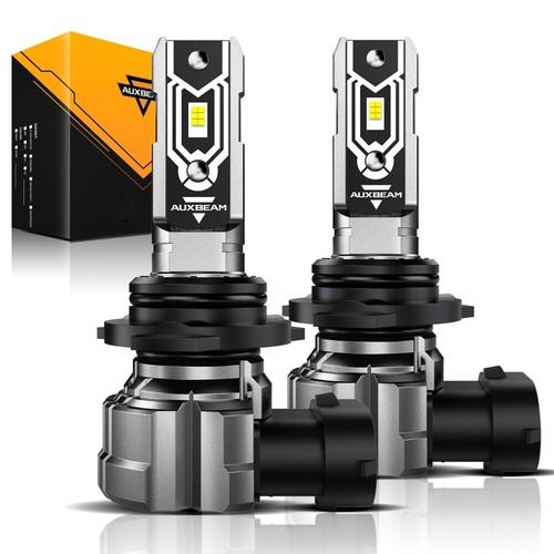 AUXBEAM 9005 High & H11 Low Beam CANBUS LED Headlight & 9006 Fog Bulbs 6500K 6X - Picture 4 of 12
