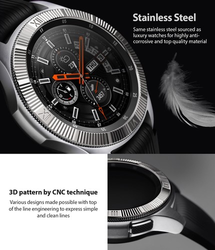 Pour Galaxy Watch 46mm / 42mm | Housse de protection cadre style lunette Ringke - Photo 192 sur 267