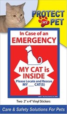 CAT Emergency Window Stickers