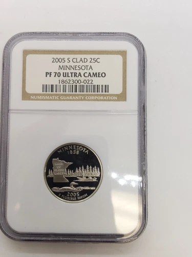 2005-S Minnesota Clad State Quarter 25C - NGC PF 70 ULTRA CAMEO