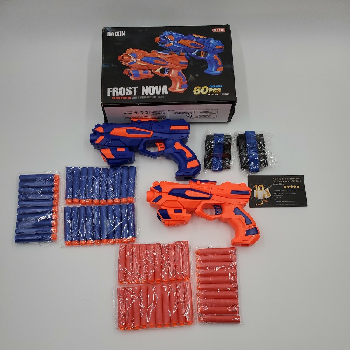 Frost Nova Hand Pulled Soft Bullet Projection Dart Gun by BAIXIN