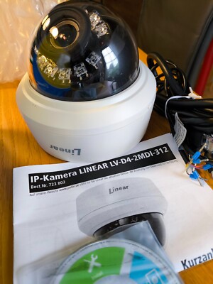 IP-Domekamera 2MP LV-D4-2MDI für Innen (PoE, FullHD, Sony Exmor Objektiv) 