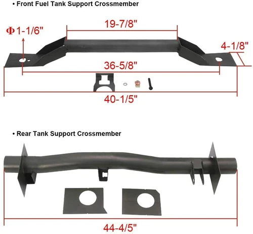 Front and Rear Fuel Tank Support Crossmember Fit For 99-06 Chevrolet Silverado✨ - Picture 2 of 12