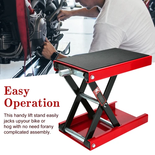 Motorcycle Center Scissor Lift Jack1100lbs/500kg, Motorbike Stand, Steel Repair - Picture 4 of 12