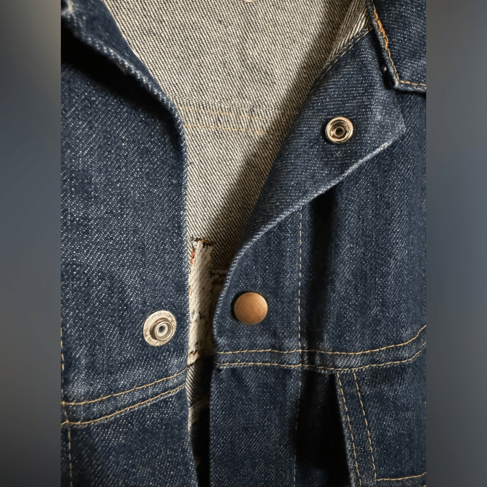 Vintage Outlaws Graphic Denim Jacket Size Large Boxy Fit | eBay