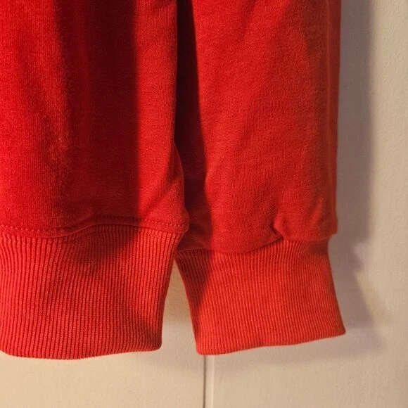 VETEMENTS Felpa Lilicloth Funny Coordinator Novità Grafica Umorismo Rossa Taglia L