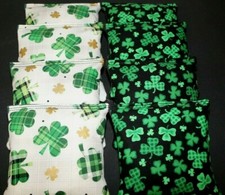 St Patrick Cornhole Bean Bags 8 ACA Regulation Bags Lucky Irish PARTY GAME 