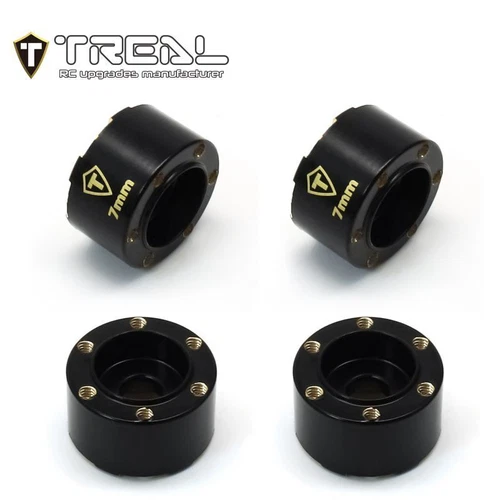 TREAL X003TBKJO5 1.0 Wheel Hubs Brass Weights 7mm Hex Hub Extension (4P) 7mm/...