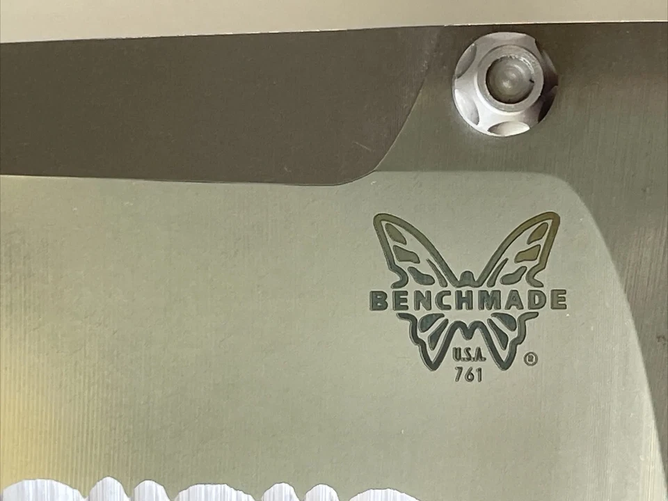 Cuchillo Plegable Benchmade 761S Ti Monolock M390 Acero Titanio EE. UU. 2015 Foto 4 de 4